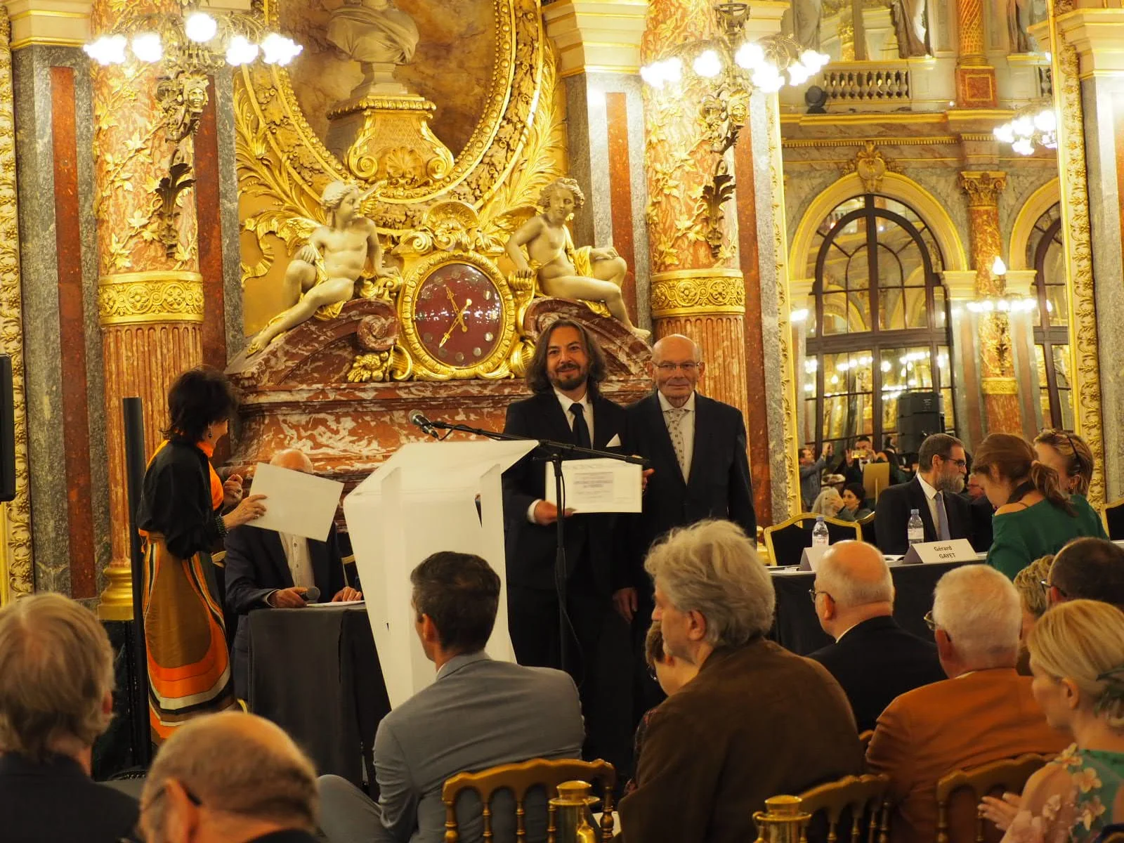 Primer aniversario de la medalla de Artes, Ciencias y Letras de París - Imaginero Caballero Pérez